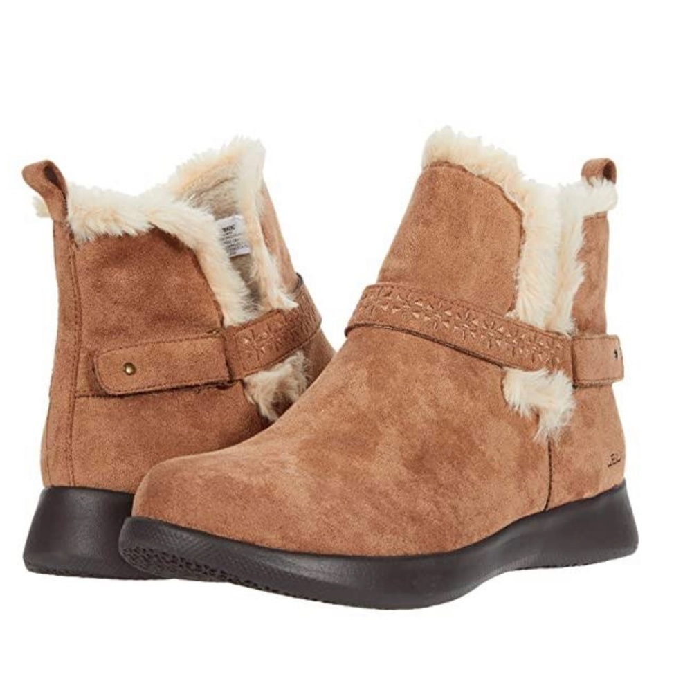 JBU by Jambu Women's Nomadic-Water Resistant Ankle Boot Size 8 in Tan AUTHENTIC